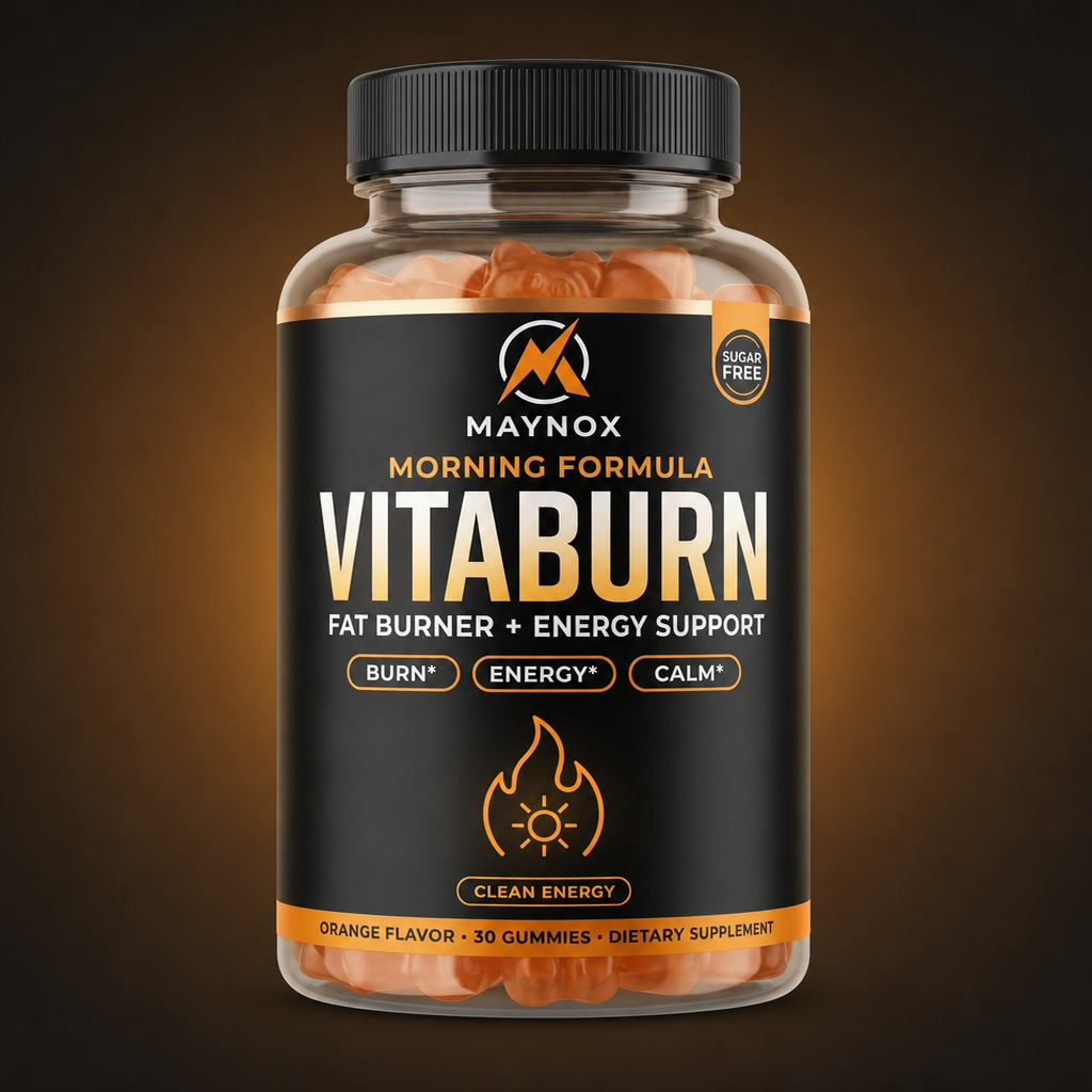 VitaBurn Morning | Daytime Fat Burner Gummies for Men - Orange