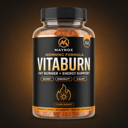 VitaBurn Morning | Daytime Fat Burner Gummies for Men - Orange