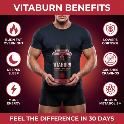 VitaBurn | Nighttime Fat Burner Gummies - Wild Strawberry